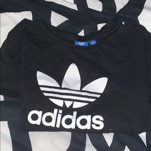 Adidas Graphic Crop Top Flower T-Shirt